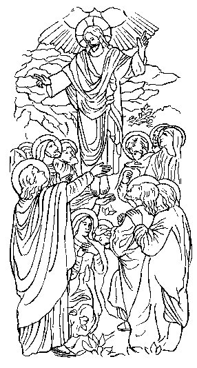 The Ascension - Shepherds of Christ Rosary Coloring Book