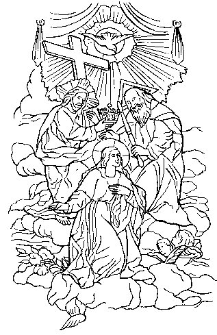 The Coronation - Shepherds of Christ Rosary Coloring Book