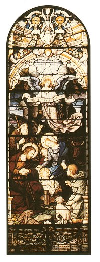 The Birth of Our Lord Stained Glass Window
