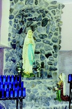 Lourdes Grotto at Holy Cross Immaculata
