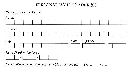 Address Form